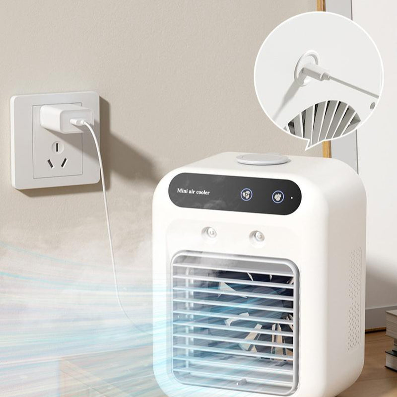 Portable Air Conditioning Unit for Rooms, Offices, and Vehicles - Water-Cooling Fan System