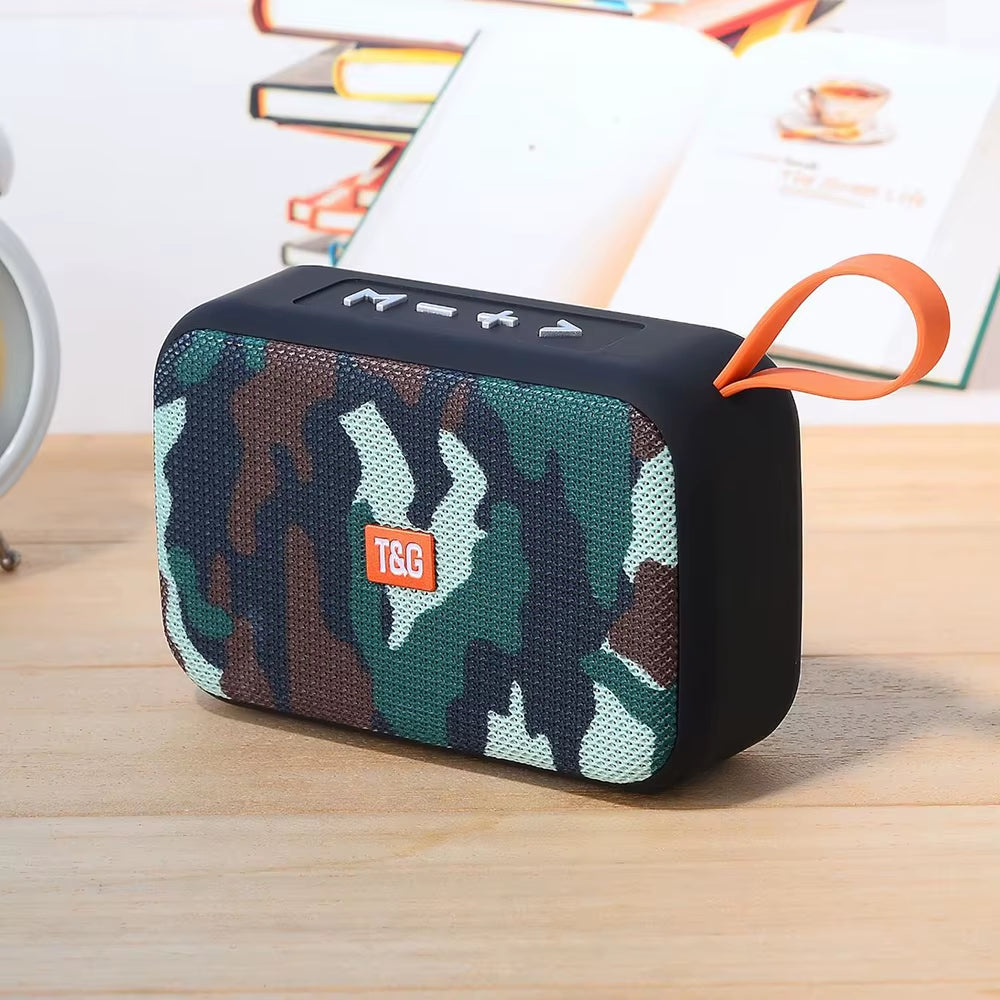 TG506 Portable Mini Bluetooth Speaker - Wireless Soundbar with HIFI Subwoofer, TF Card Support, FM Radio, and Aux Connectivity for Outdoor Use