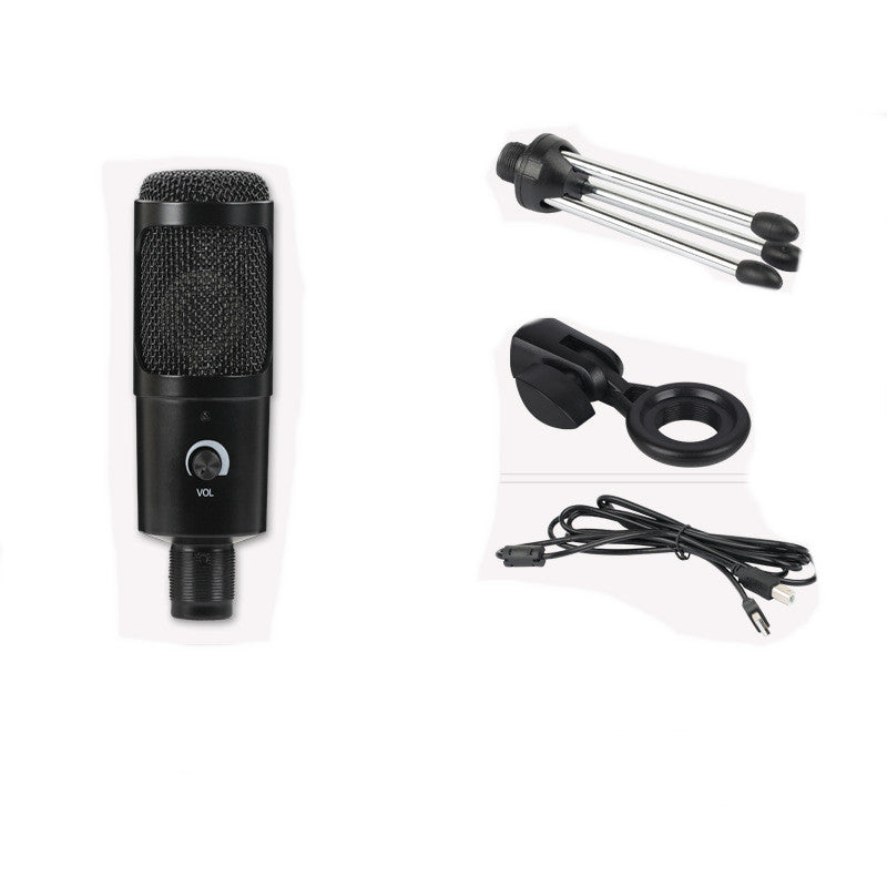 Professional Condenser Microphone for Computer Gaming and Live Recording