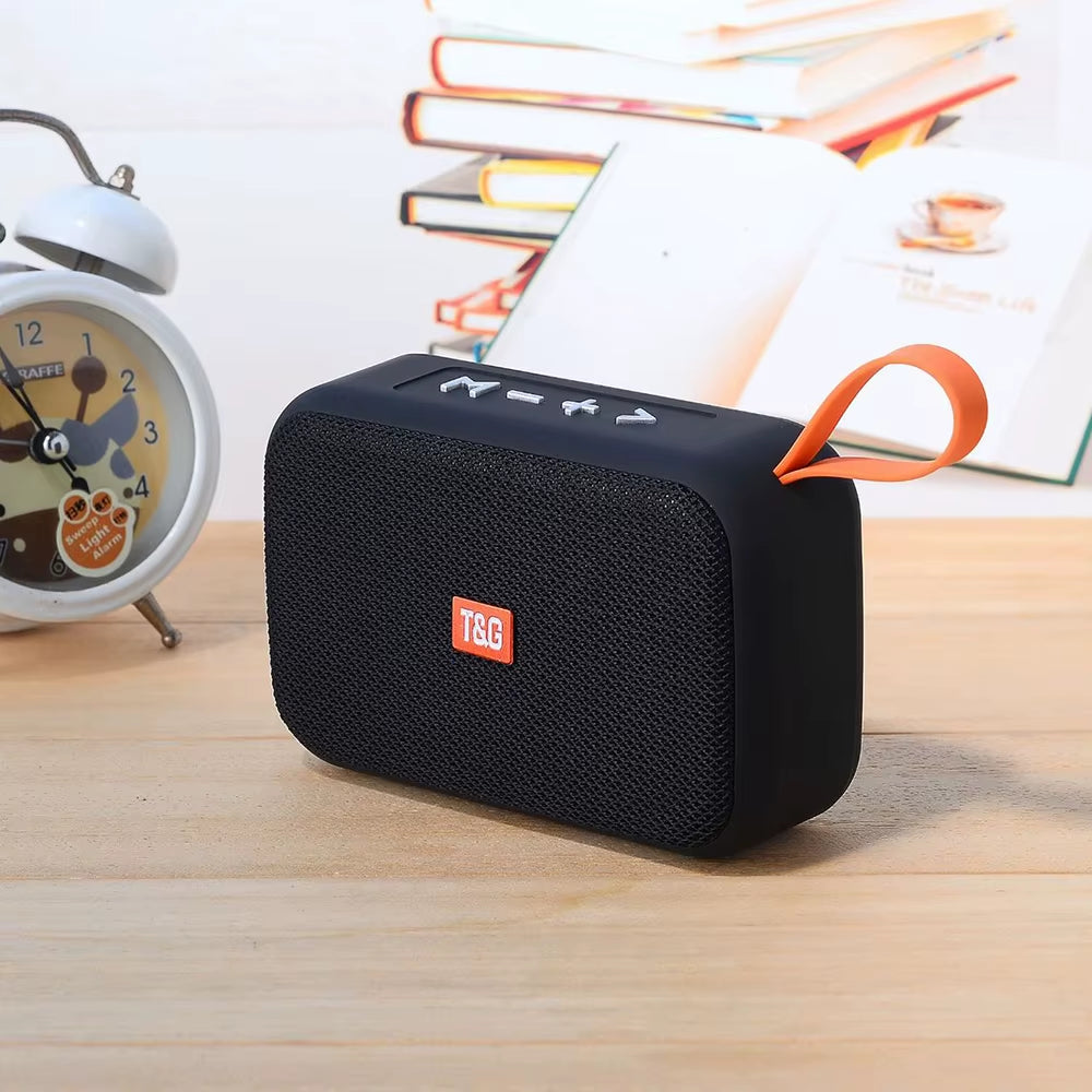 TG506 Portable Mini Bluetooth Speaker - Wireless Soundbar with HIFI Subwoofer, TF Card Support, FM Radio, and Aux Connectivity for Outdoor Use