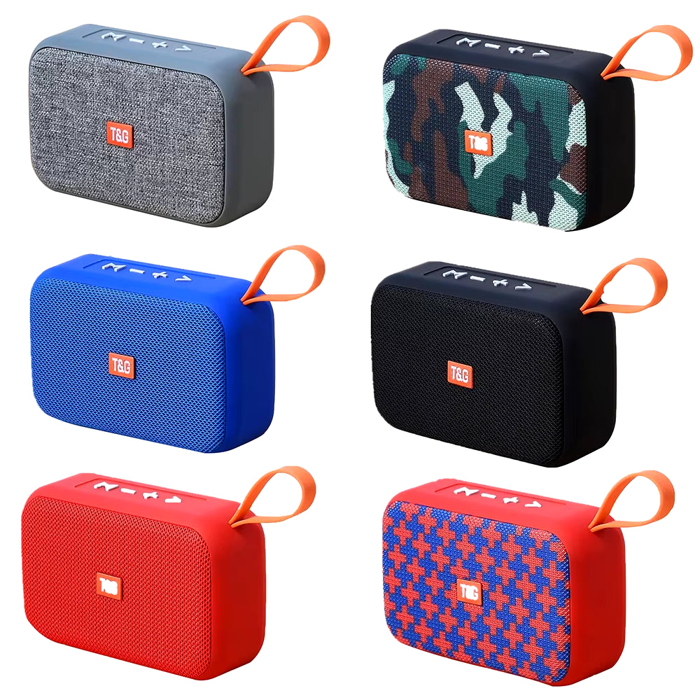 TG506 Portable Mini Bluetooth Speaker - Wireless Soundbar with HIFI Subwoofer, TF Card Support, FM Radio, and Aux Connectivity for Outdoor Use