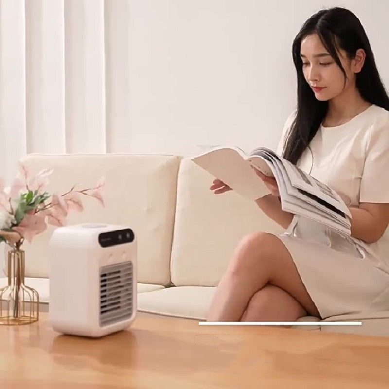 Portable Air Conditioning Unit for Rooms, Offices, and Vehicles - Water-Cooling Fan System