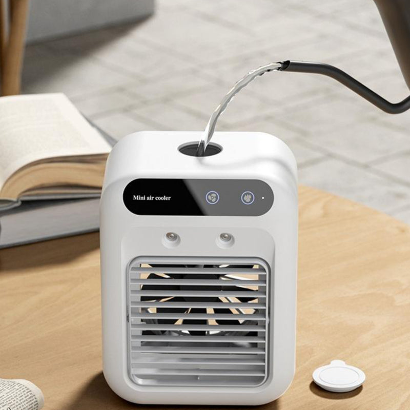 Portable Air Conditioning Unit for Rooms, Offices, and Vehicles - Water-Cooling Fan System
