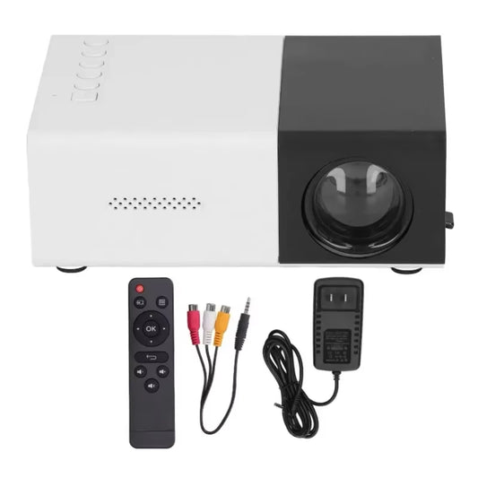 YG300 Portable HD Projector for Smart Home Theater and Outdoor Use, Compatible with Mobile Phone Projection