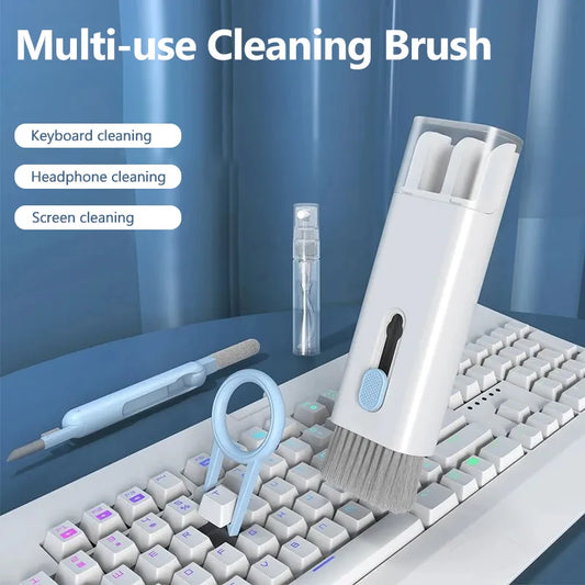 7-in-1 Comprehensive Cleaning Kit for Keyboards, AirPods, Headsets, Laptops, and Bluetooth Earphones